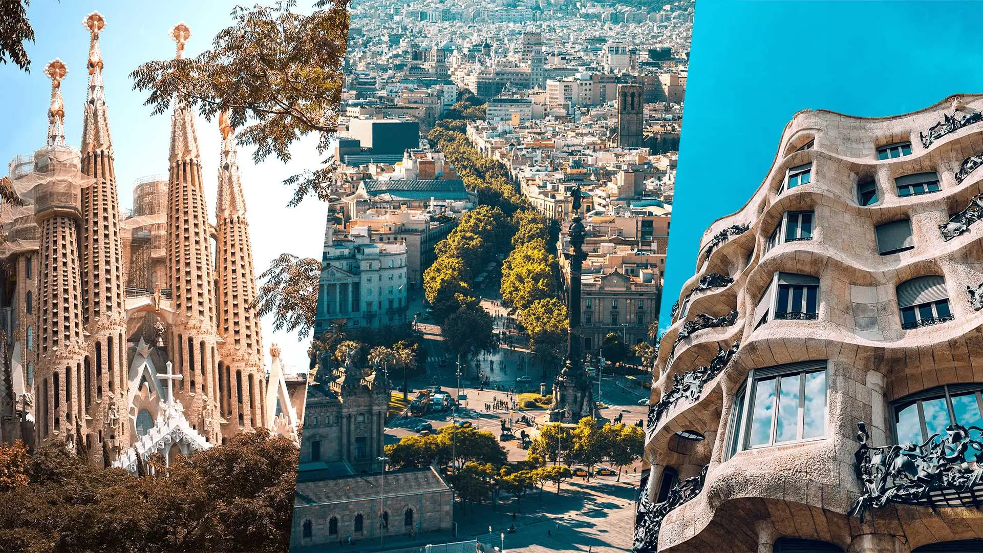 BARCELONA AND COSTA BRAVA ITINERARIES &ndash; MARINA PORT VELL &ndash; BARCELONA &ndash; SAGRADA FAMILIA &ndash; RAMBLES &ndash; PEDRERA 