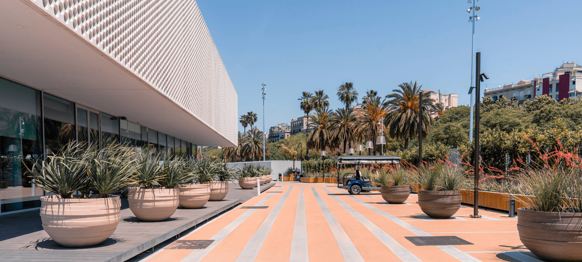 Transformation of one of the docks at the marina of the Port of Barcelona.