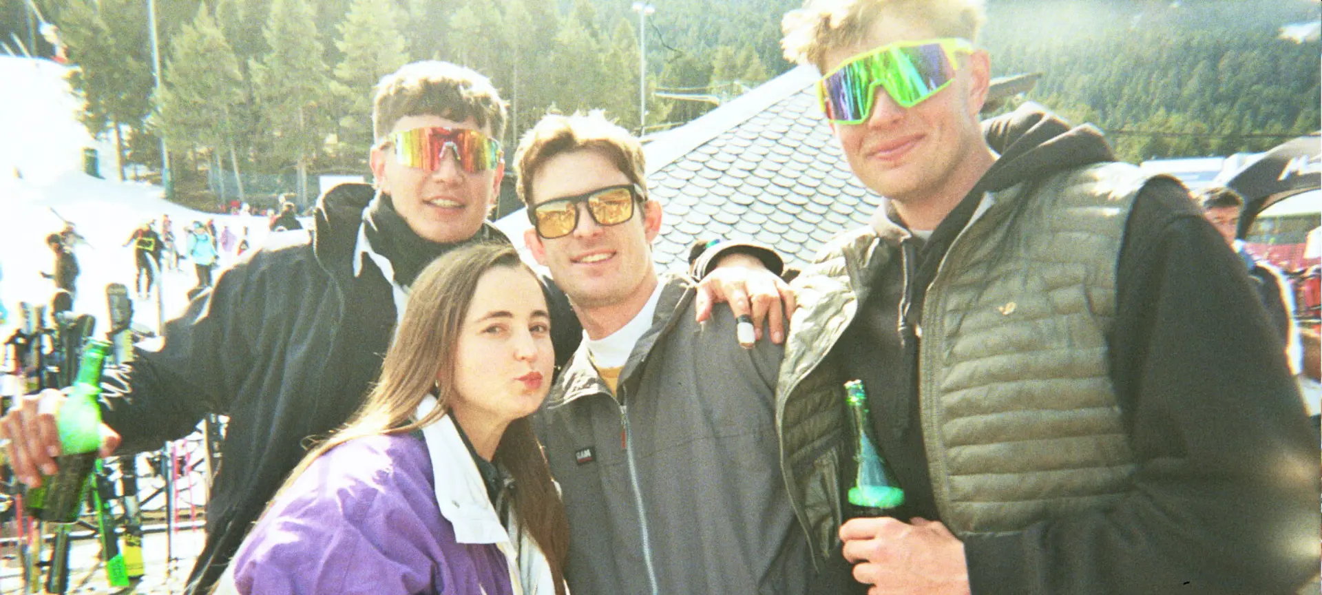 Crew from various superyachts enjoying the snow and ski resort