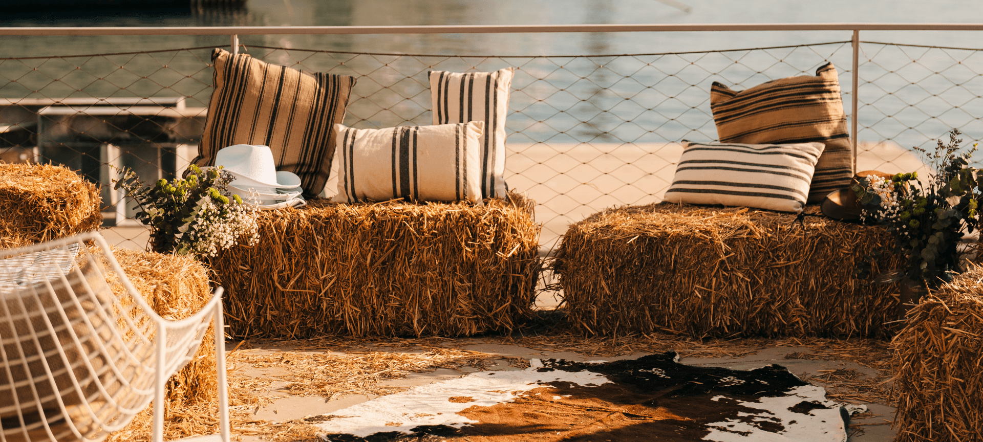 Western-style decoration at Marina Port Vell&rsquo;s themed party